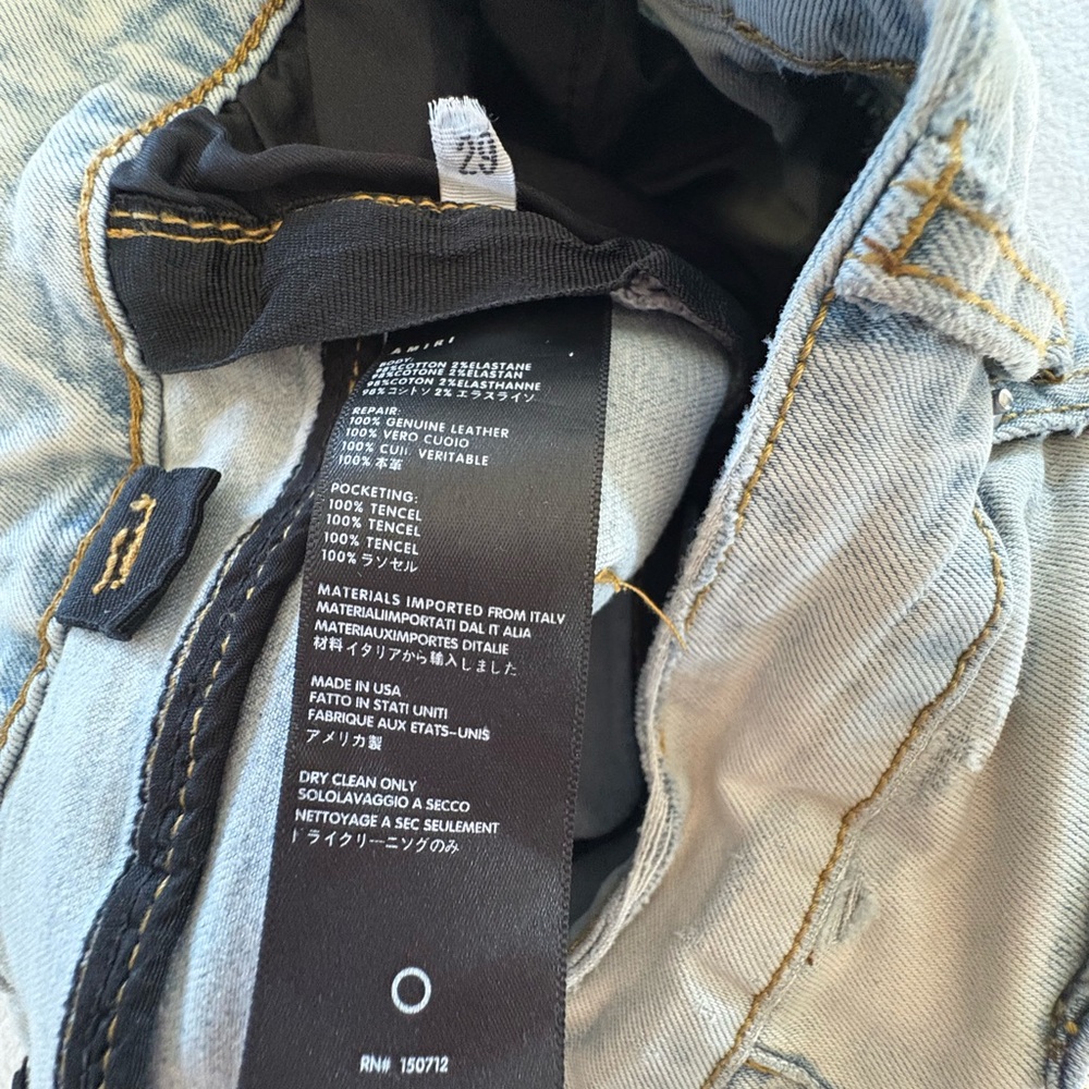 Amiri Grateful Dead Dancing Bears Light Wash Distressed Jeans Size 29 - Picture 10 of 16